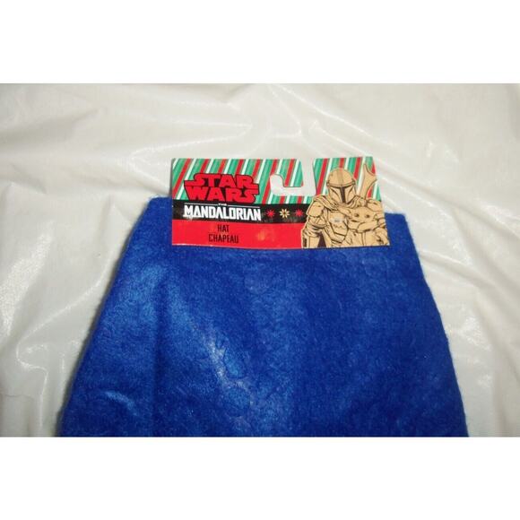 Disney Din Grogu Baby Yoda Blue Christmas Santa Hats 16" Felt by RUZ - Picture 3 of 5